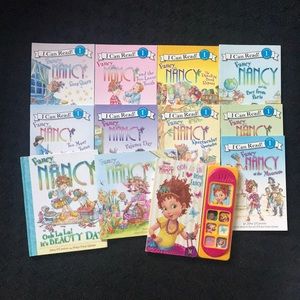 12 Fancy Nancy for beginner reading books, new one just added!!